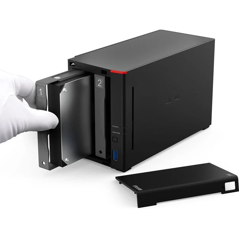 Stockage NAS Cloud personnel BUFFALO LinkStation SoHo 720 pour la maison et le bureau, disques durs de 8 To inclus LS720D0802B