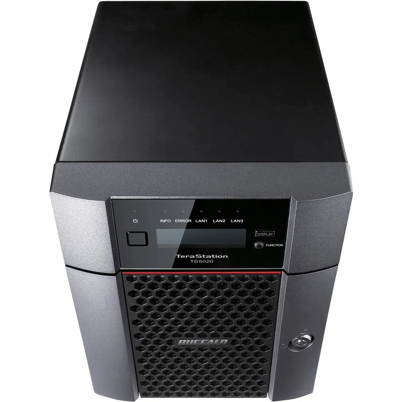 Stockage NAS de bureau professionnel BUFFALO TeraStation 5420 à 4 baies de 48 To (4 x 12 To) Disques durs inclus TS5420DN4804