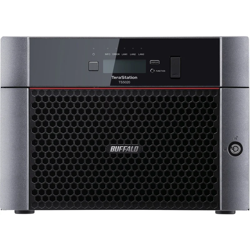 Stockage NAS de bureau professionnel BUFFALO TeraStation 5820 à 8 baies de 64 To (8 x 8 To) Disques durs inclus TS5820DN6408