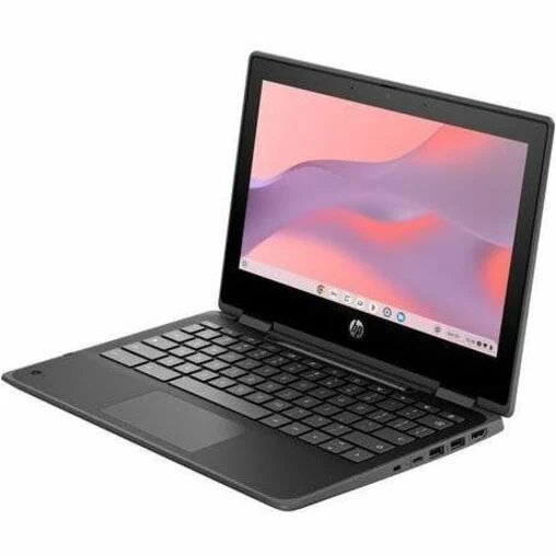 Chromebook convertible 360 en 5 robuste à écran tactile HP Fortis x11.6 G2 1" - HD - Intel N-Series N200 - 16 Go - Mémoire flash 128 Go - Clavier bilingue - Jack Black 9R3A0UT#ABL