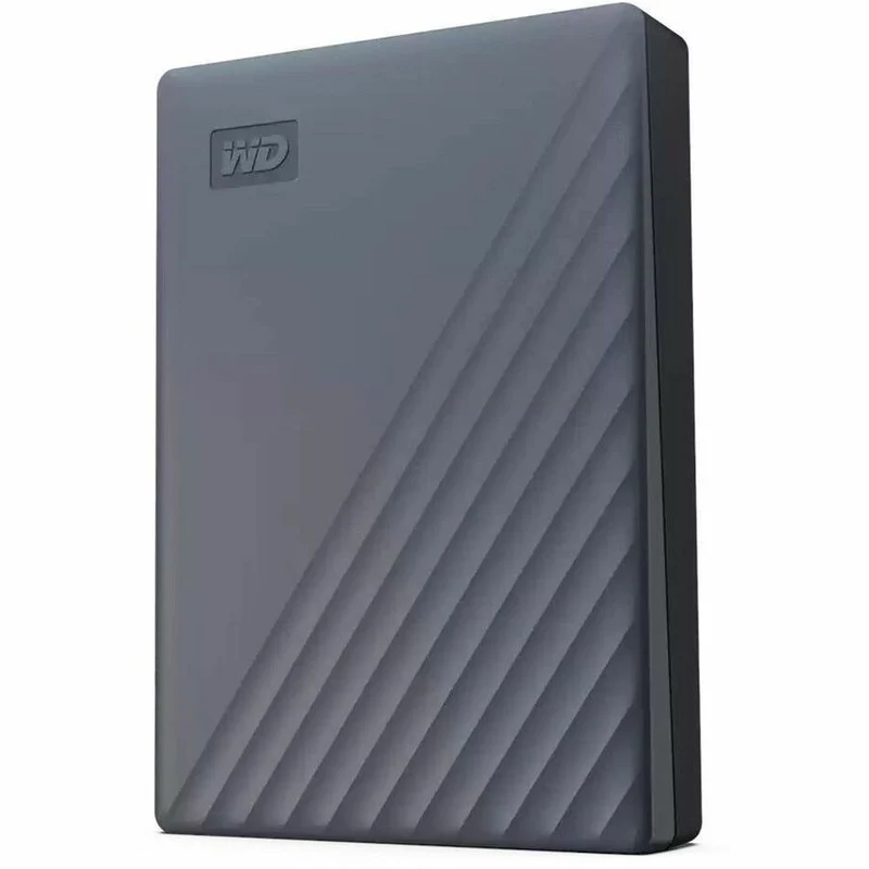 Disque dur externe portable WD My Passport WDBRMD0050BGY-WESN 5 To - Gris silicone WDBRMD0050BGY-WESN