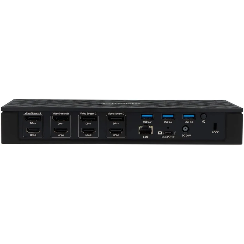 VisionTek VT8000 Quad Display 4k USB 3.0 et station d'accueil USB-C avec alimentation 100 W 901492