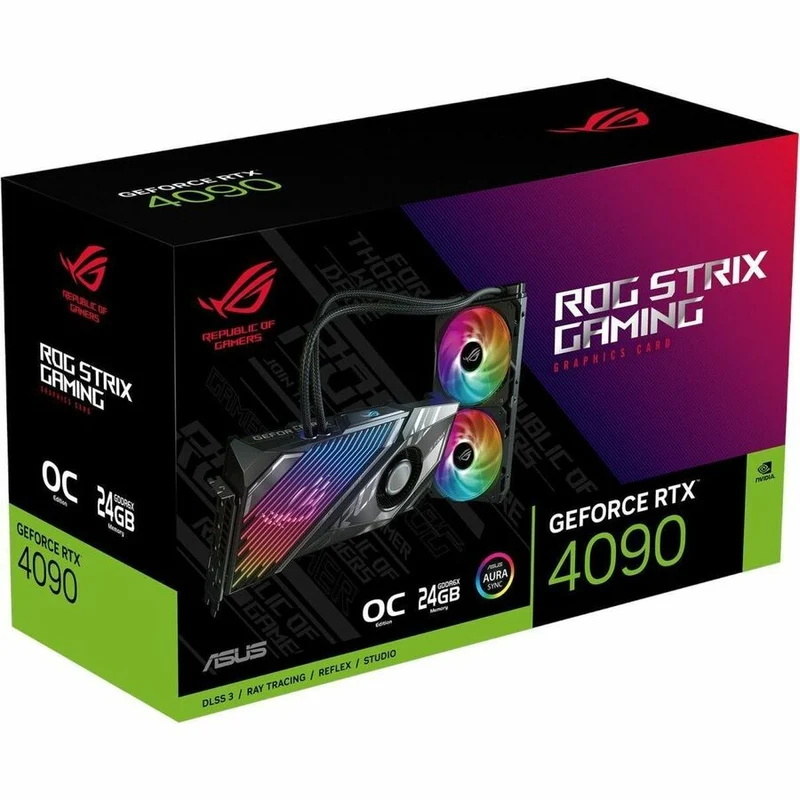 Carte graphique Asus ROG NVIDIA GeForce RTX 4090 - 24 Go GDDR6X ROGSTRIXLCRTX4090O24GGAM