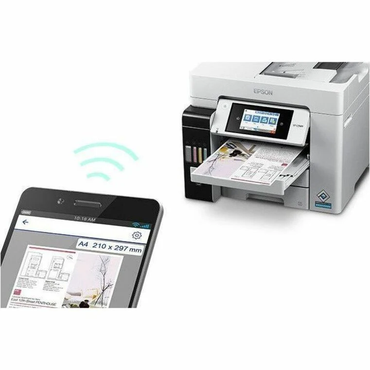 Imprimante multifonction à jet d'encre filaire et sans fil Epson WorkForce Pro ST-C5500 - Couleur - Fax sortant uniquement C11CJ28202