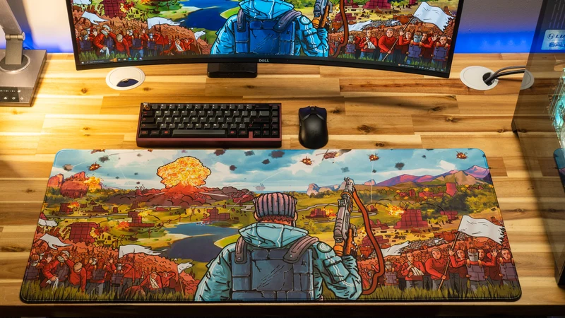 "Endgame" — Rust Deskmat