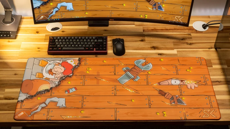"Eco Raid" — Rust Deskmat