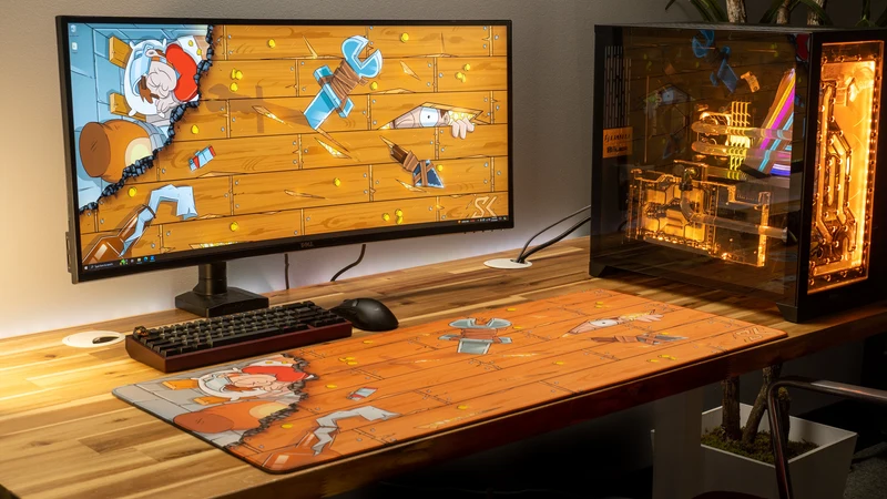 "Eco Raid" — Rust Deskmat