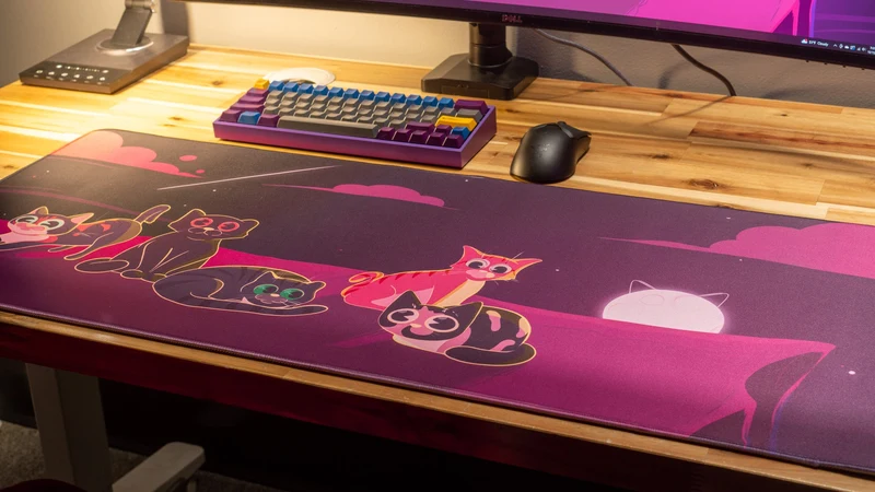 "Purrfect Evening" IV — Dooley Noted Deskmat
