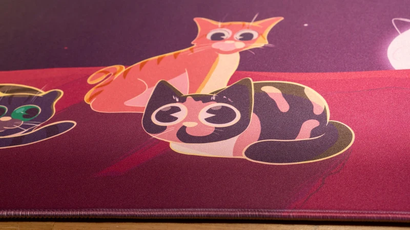 "Purrfect Evening" IV — Dooley Noted Deskmat