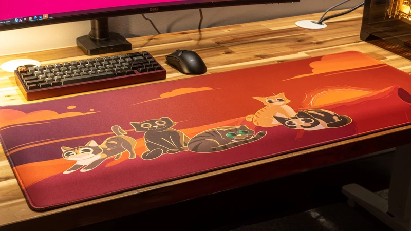 "Meowvelous Morning" IV — Dooley Noted Deskmat