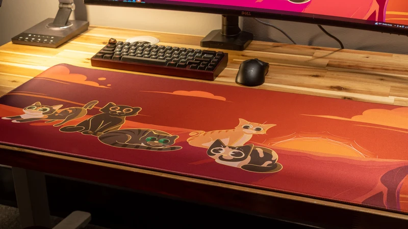 "Meowvelous Morning" IV — Dooley Noted Deskmat