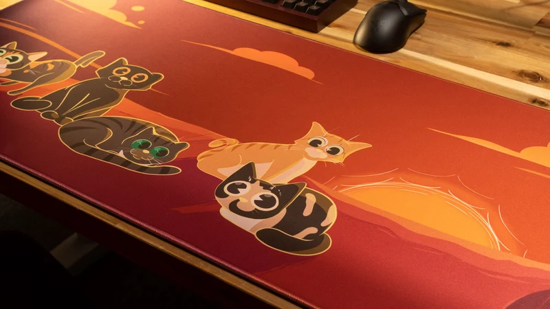 "Meowvelous Morning" IV — Dooley Noted Deskmat