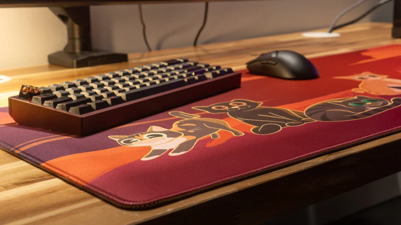 "Meowvelous Morning" IV — Dooley Noted Deskmat