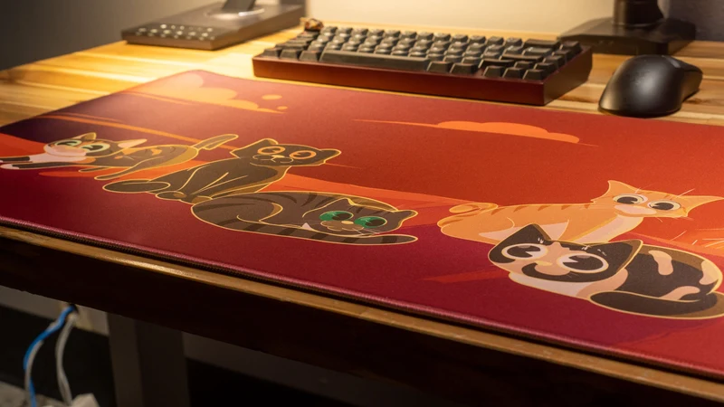 "Meowvelous Morning" IV — Dooley Noted Deskmat