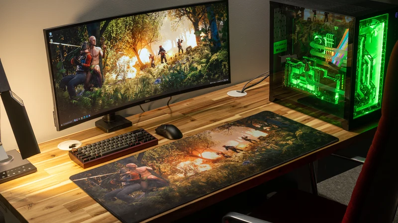 "THE PLAYMAKER" — A1DAN8992 Deskmat