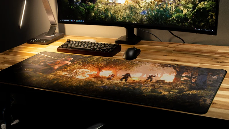 "THE PLAYMAKER" — A1DAN8992 Deskmat