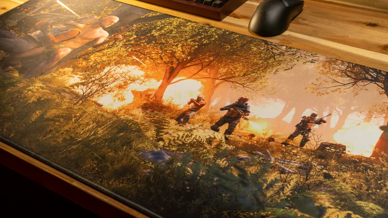 "THE PLAYMAKER" — A1DAN8992 Deskmat