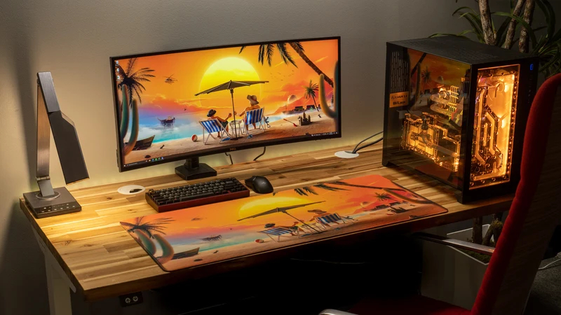 "Paradise" — Tide Deskmat