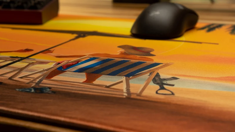"Paradise" — Tide Deskmat