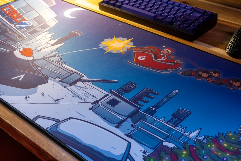 "Ook Christmas" — CoconutB Deskmat