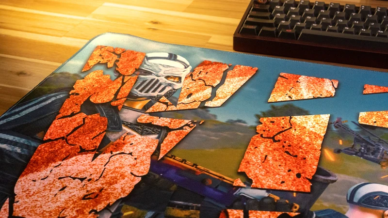 "Vital Servers" — Rust Deskmat