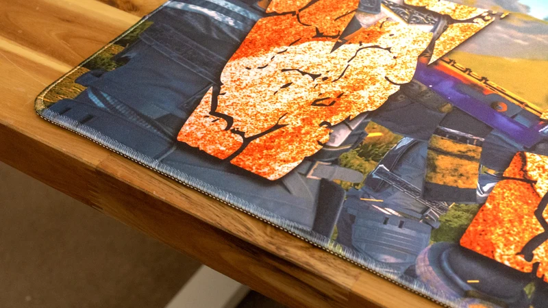 "Vital Servers" — Rust Deskmat