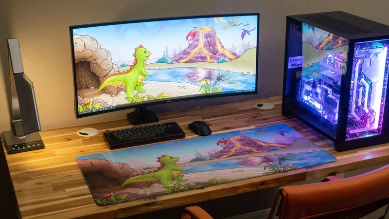 "Wish for Wings" — Jakeyosaurus Deskmat