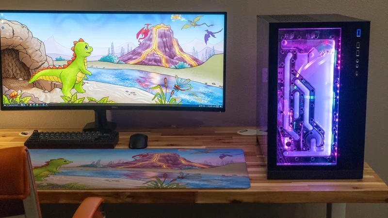 "Wish for Wings" — Jakeyosaurus Deskmat