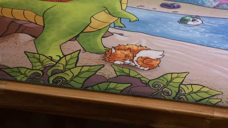 "Wish for Wings" — Jakeyosaurus Deskmat