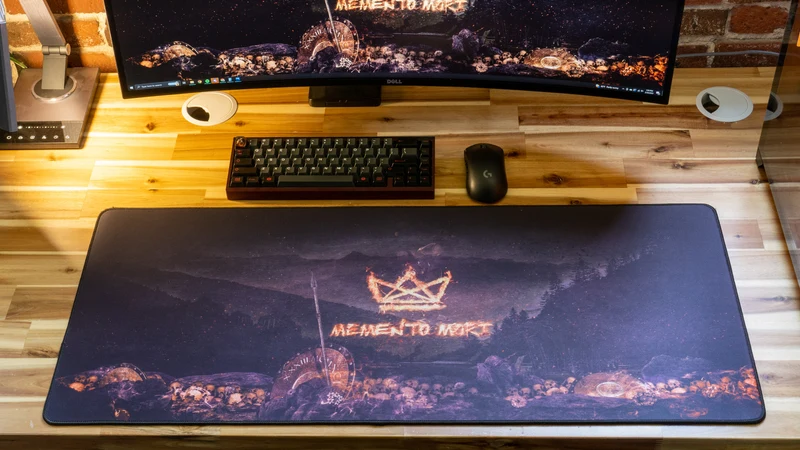 "Memento Mori" — Clowdus Deskmat