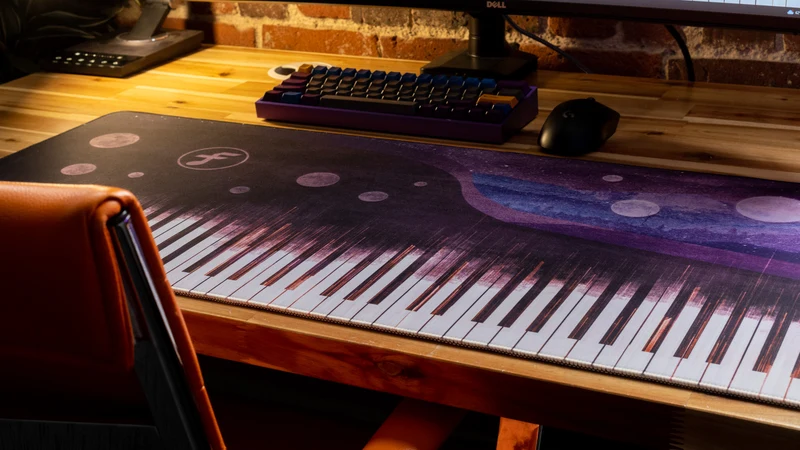"Cosmic Harmony" — Frank Tedesco Deskmat