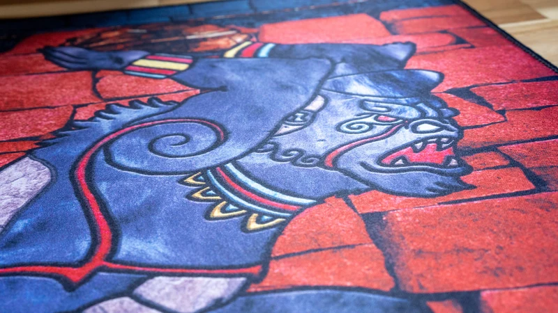 "ANCIENT OOKS" — Rust Deskmat