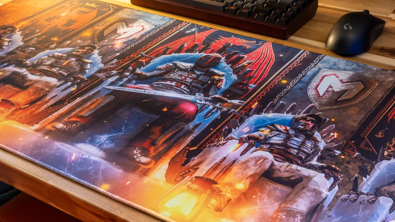 "KING TUNDERMOSTT" — Rust Deskmat