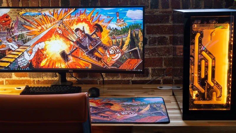 "Fly Guy" — Rust Deskmat