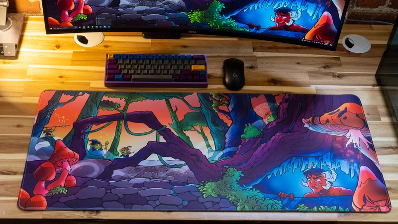 "Fiendish Forest" — Baalorlord Deskmat
