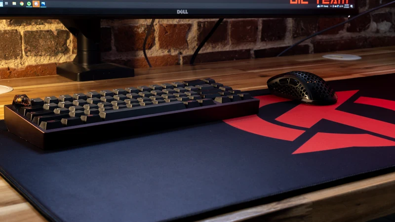 "OT" — Rust Deskmat
