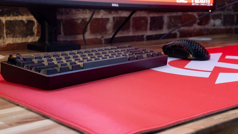 "OT" — Rust Deskmat