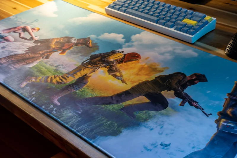 "Yexom - The Ascent of Rust" — Rust Deskmat