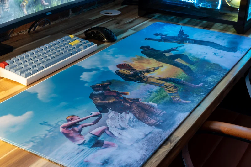"Yexom - The Ascent of Rust" — Rust Deskmat