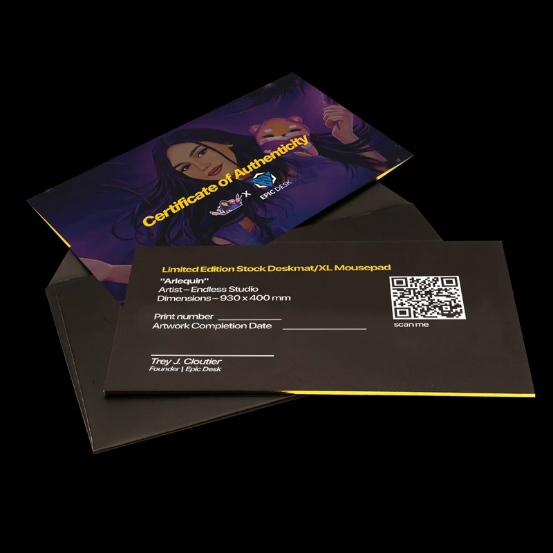 "Arlequin" — Signature Deskmat