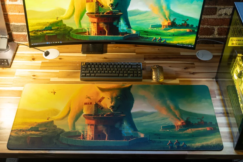 "Friduwulf" — Rust Deskmat