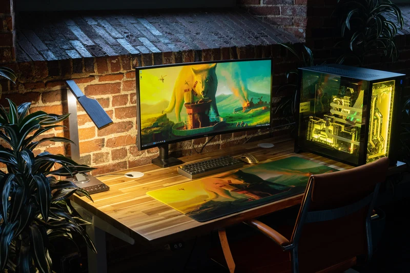 "Friduwulf" — Rust Deskmat