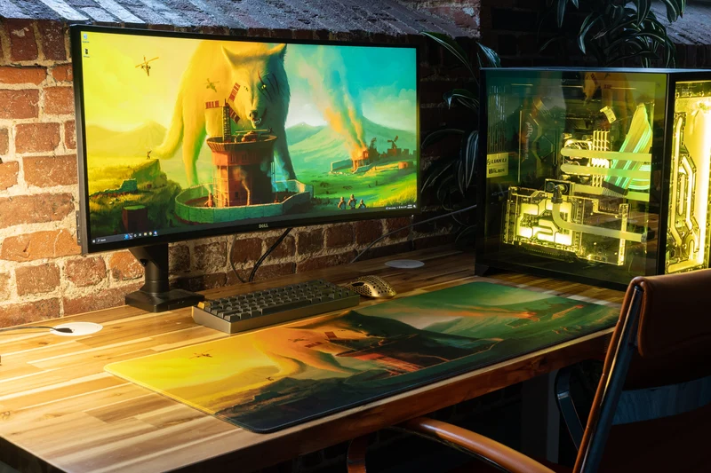 "Friduwulf" — Rust Deskmat