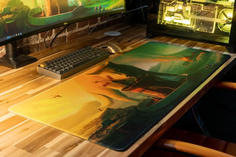"Friduwulf" — Rust Deskmat