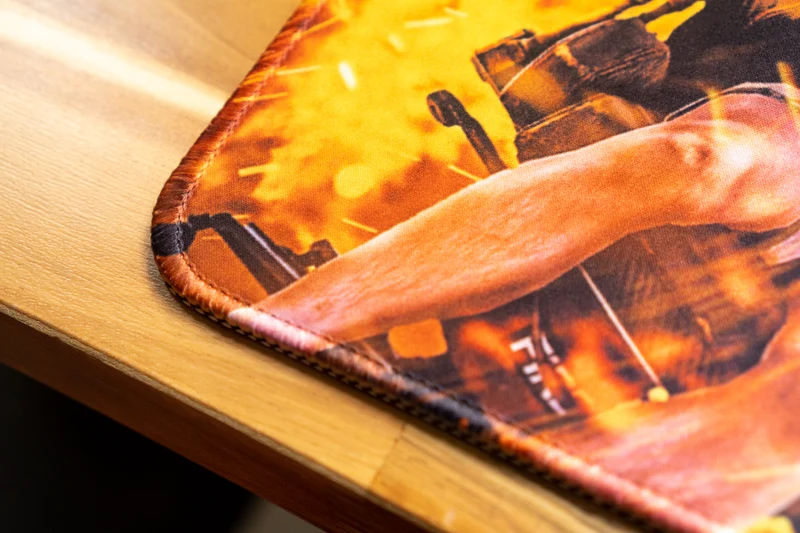 "Camomo_10 - THE BANHAMMER" — Rust Deskmat