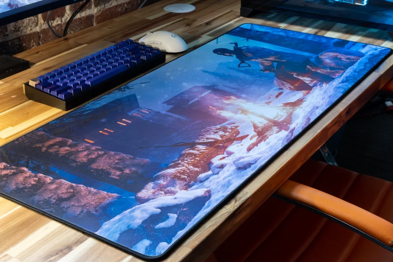 "Disfigure" — Rust Deskmat