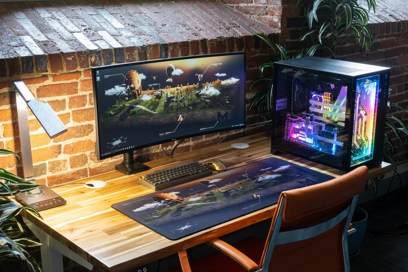 "MaxHS" — Rust Deskmat