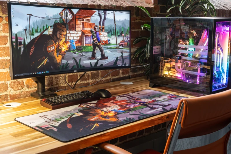 "IOK" — Rust Deskmat