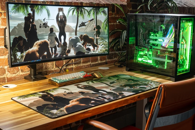 "CoconutB" — Rust Deskmat