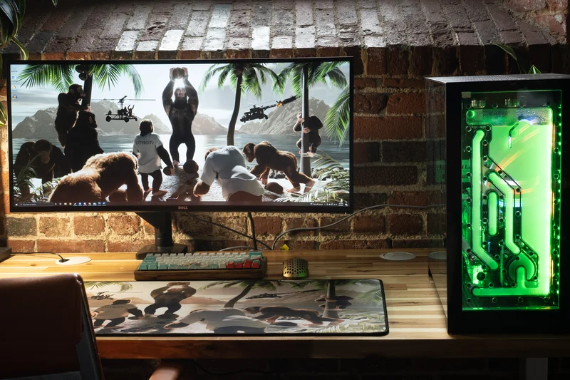 "CoconutB" — Rust Deskmat
